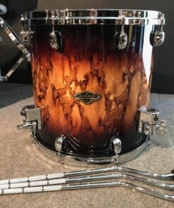 Tama Walnut / Birch 14×14 Floor Tom Molten Brown Burst WBSF14D MBR