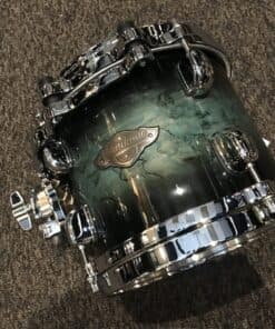 Tama Starclassic Performer Maple / Birch 8 in. Tom Molten Steel Blue Burst MBST8AMSL