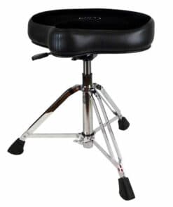 Roc N Soc Nitro Drum Throne With Black Velour Saddle Seat Top Pneumatic