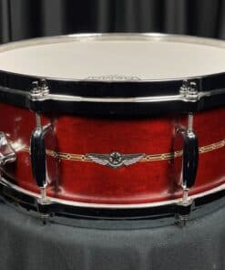 Tama Star Maple Used 5.5 x 14 Snare Drum Satin Burgundy Red