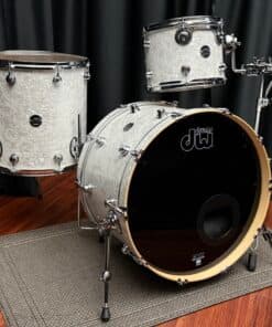 DW Used Performance Series Maple 3pc White Marine Pearl Kit