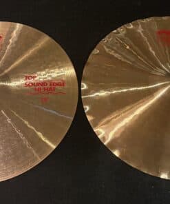 Paiste Used 2002 15 in. Sound Edge Hi Hat Cymbal Pair 1158g T 1259g B
