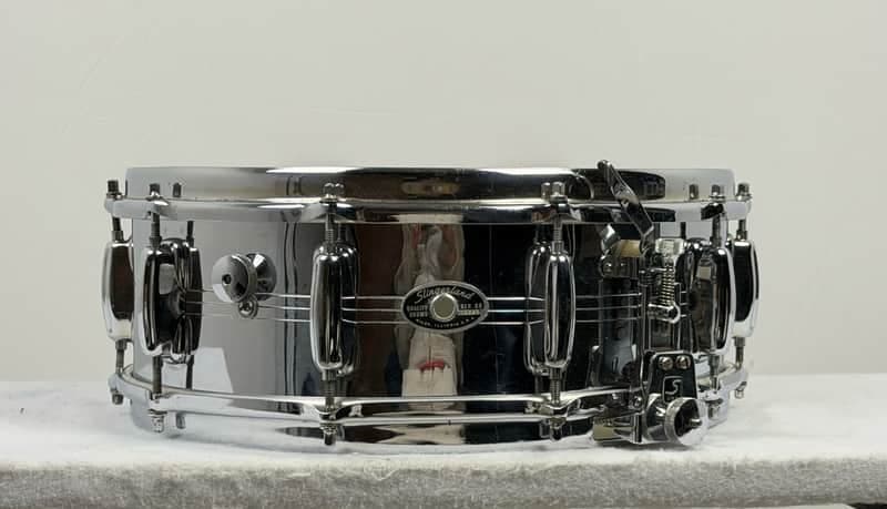 Slingerland 5x14 Super Sound King brass shell snare drum