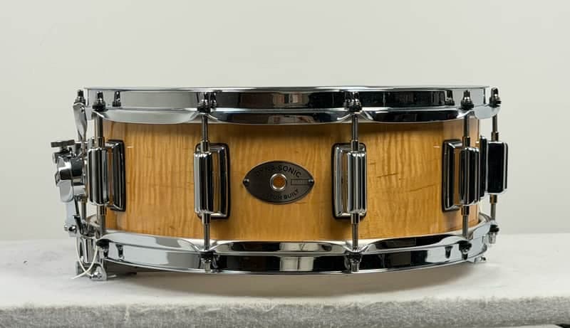 Rogers Dyna-Sonic 5x14" Custom Built Snare Drum flame maple