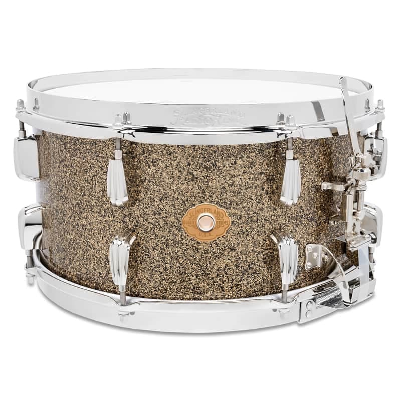 Slingerland 7x14 Radio King Snare Drum - "Gold Glass Glitter"