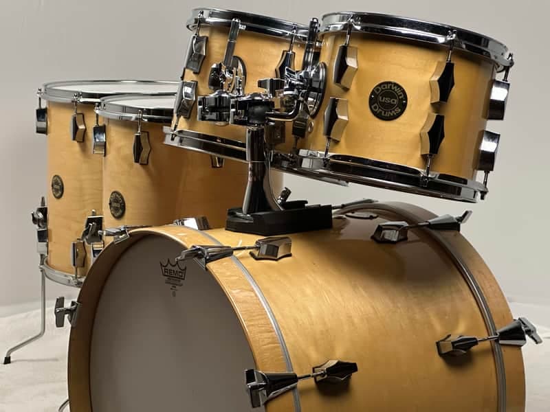 Darwin Drums USA 20/10/12/14/16" Maple Drum Set - 90's Gloss Maple