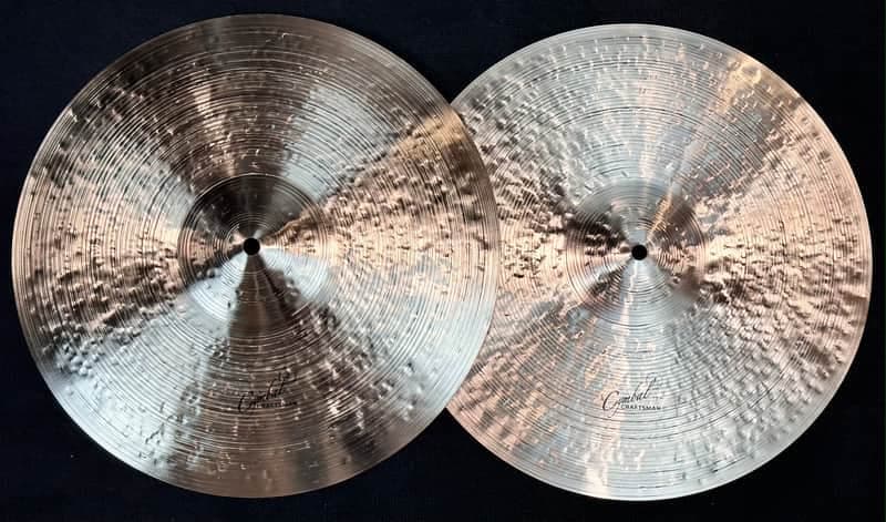 Cymbal Craftsman by Paul Francis 15" HiHat "Scratch Pass" Cymbal Pair - 1217/1530g