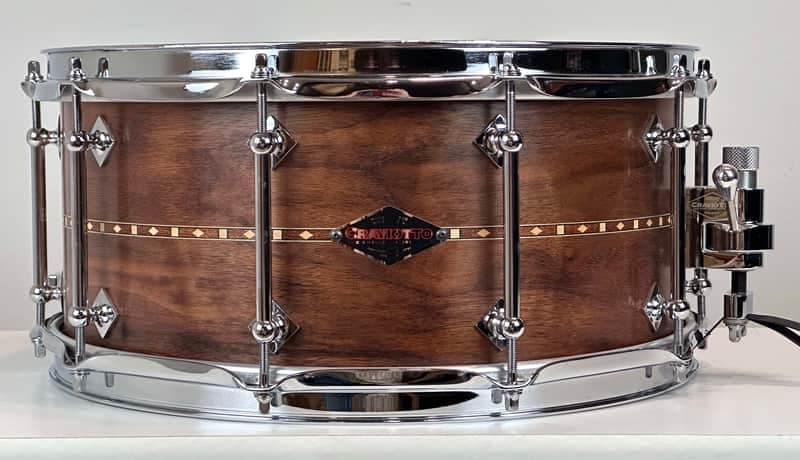 Craviotto 6.5x14" Solid Walnut Snare Drum - Used by Chad Cromwell