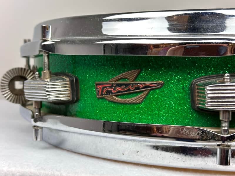 Trixon 3x14" 1/800 Bop Snare Drum - Green Sparkle