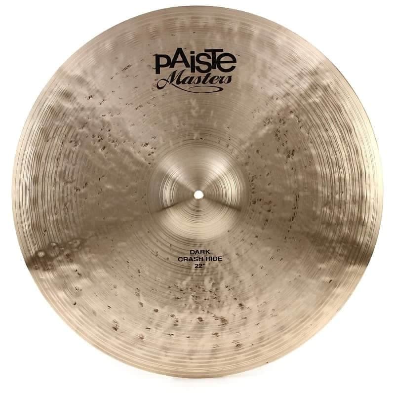 PAISTE 22" MASTERS DARK CRASH RIDE