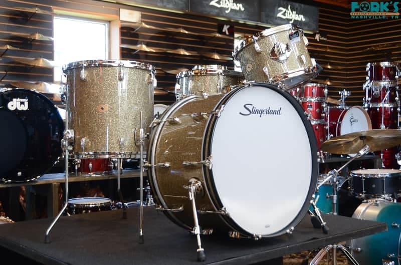 Slingerland Radio King 4pc Drum Kit - "Gold Glass"