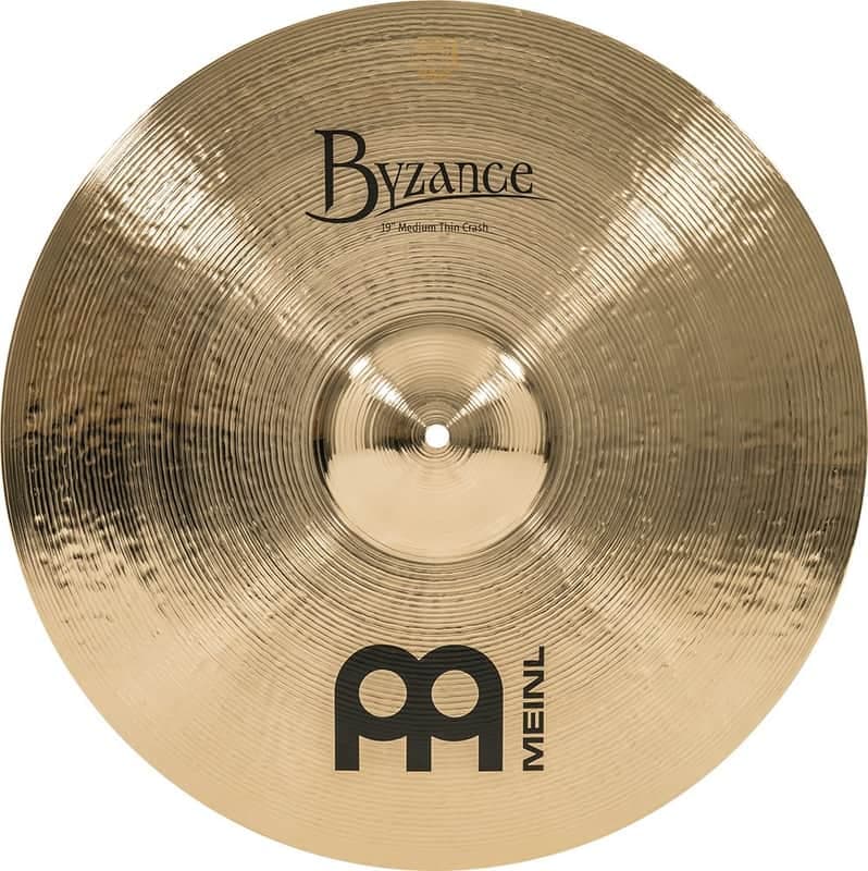 Meinl Byzance 19'' Medium Thin Crash, Brilliant
