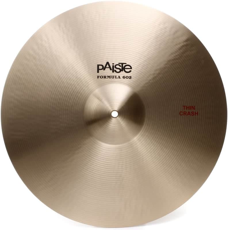 PAISTE 22" FORMULA 602 THIN CRASH