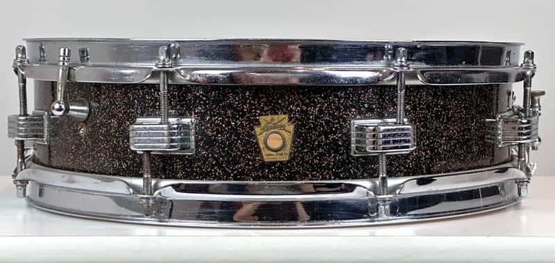 Ludwig 4x14" 1963 Downbeat Snare Drum - Black Galaxy Sparkle