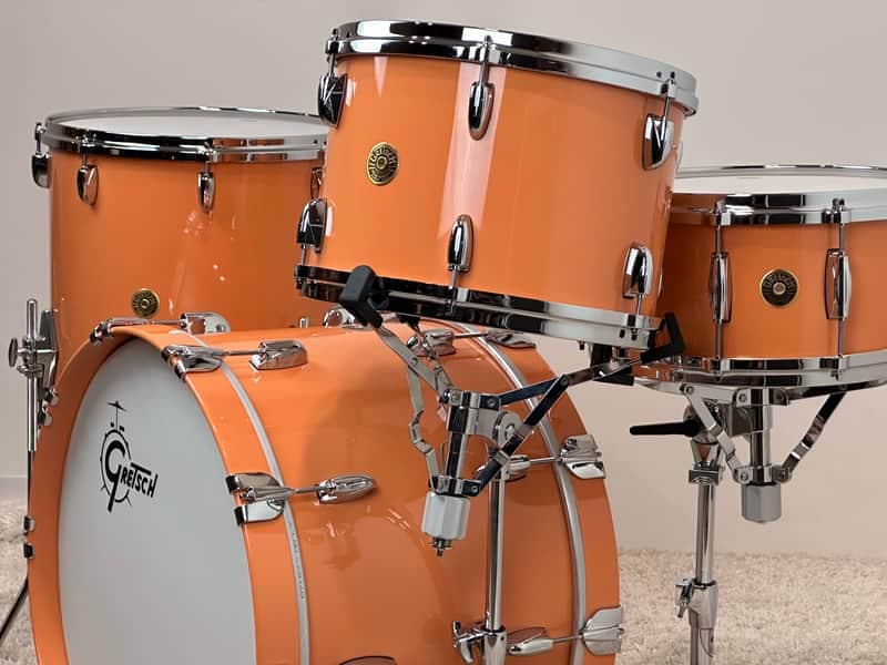 Gretsch 22/13/16/6.5x14" USA Custom Drum Set - Exclusive Cameo Coral Gloss Lacquer
