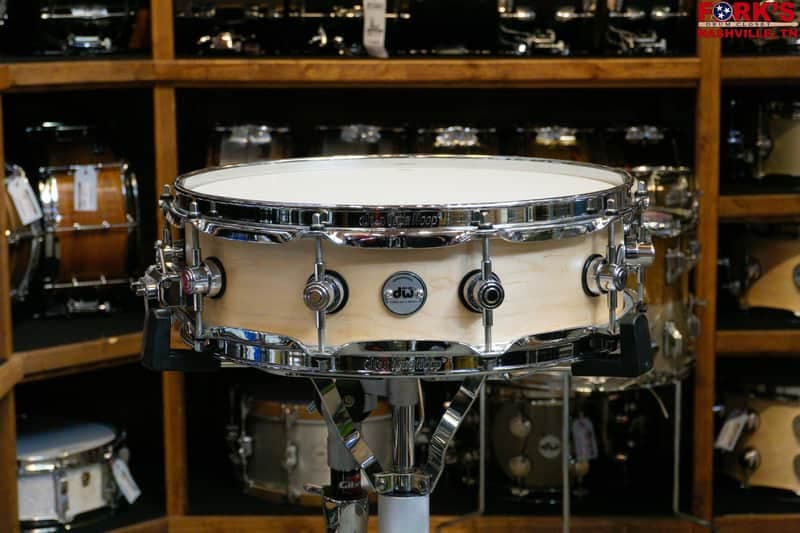 DW Collector's Maple 4x14 Snare Drum - "Natural Satin Oil"