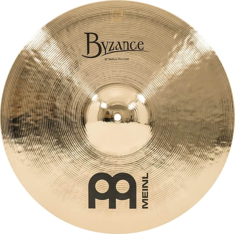 Meinl Byzance 18'' Medium Thin Crash, Brilliant