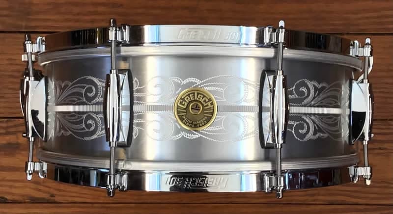 USED Gretsch 135th Anniversary 5x14 Aluminum Snare Drum
