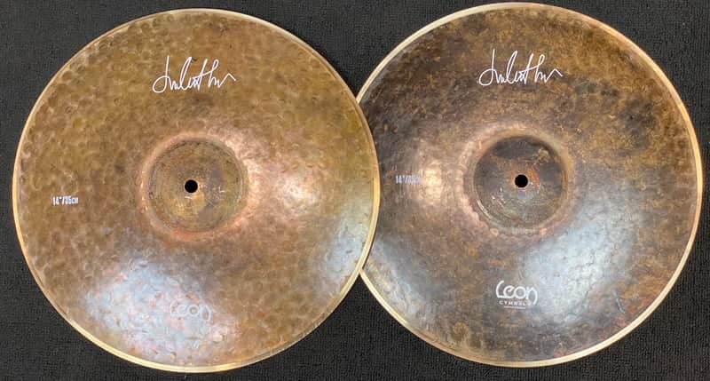 Leon 14" Dark Hihat Cymbal Pair - 855/1010g