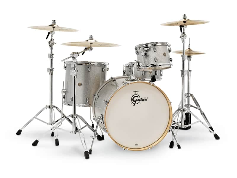 Gretsch Catalina Maple 4pc Drum Kit - “Silver Sparkle” (22/12/16/14)